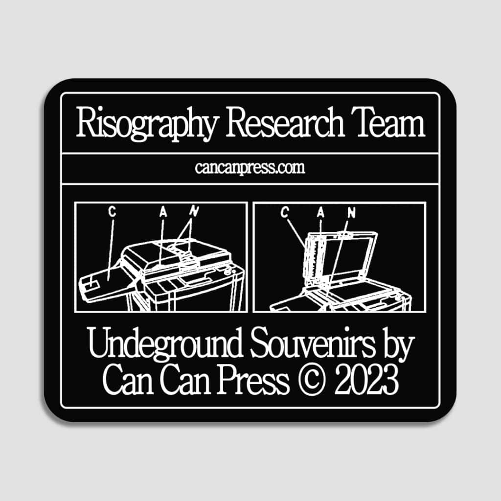 Risography Research Team Mousepad 02
